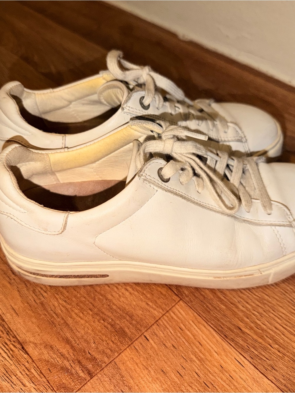 Birkenstock Women's Bend Low White Leather Size 37